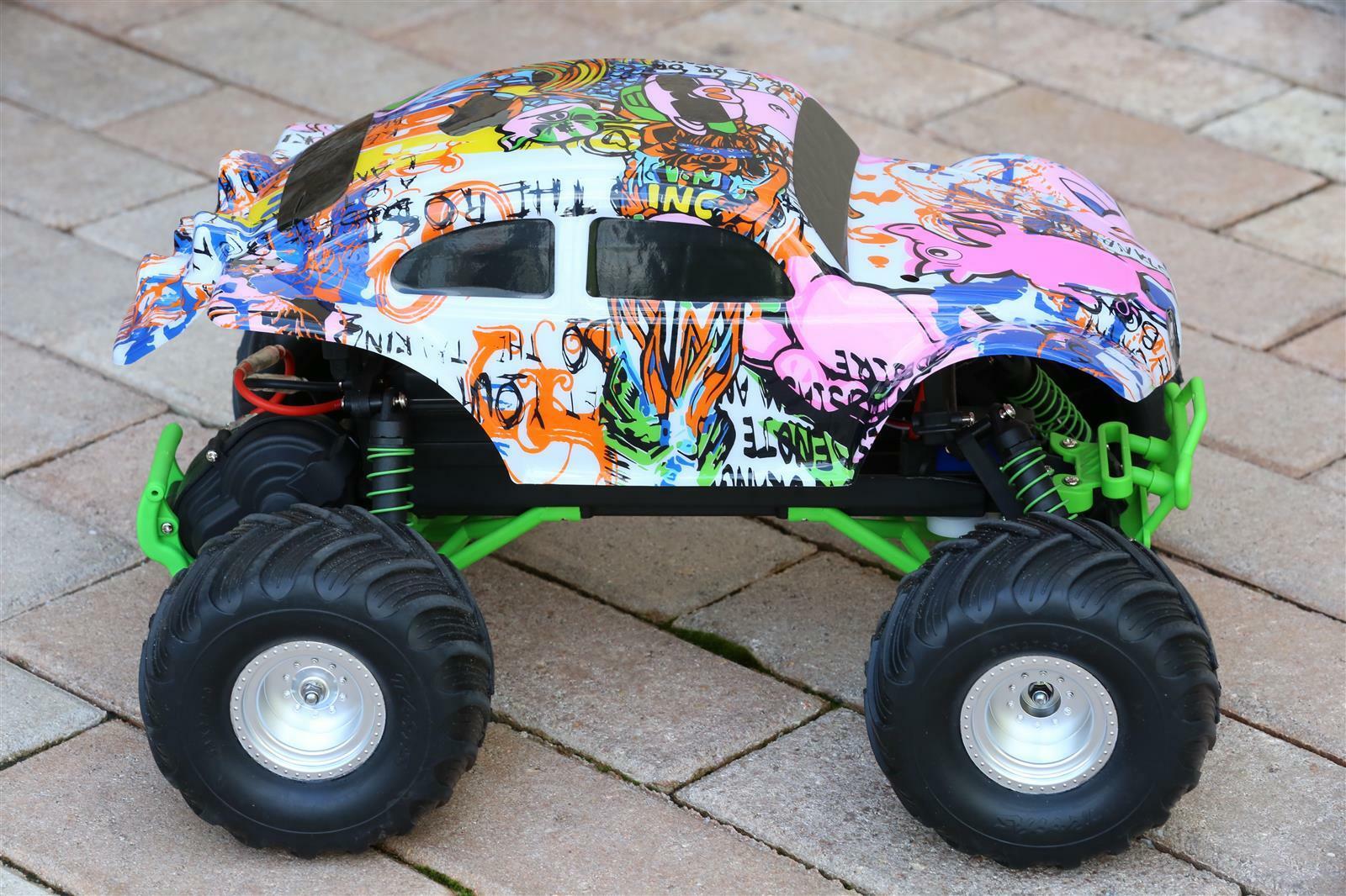 Custom Buggy Body Graffiti Pig for Traxxas Skully Grave Digger 1/10 Truck Car