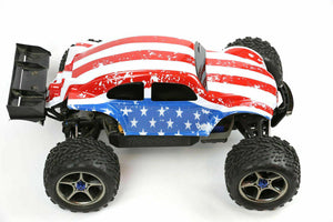 Custom Buggy Body American Flag for Traxxas E-Revo 2.0 1/10 Truck Car Shell 1:10