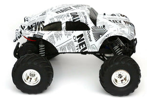 Custom Buggy Body Newspaper Style for Traxxas Bigfoot 1/10 Truck Car Shell 1:10