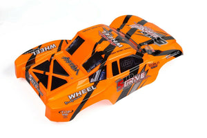 Custom Body Orange for Traxxas 1/10 Slash Truck Car Shell Cover 1:10