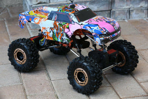 Custom Body Graffiti Pig for Redcat Racing Rockslide / Everest 1/10 Crawler