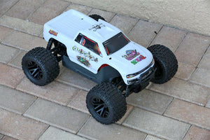 Custom Body Graffiti White for ARRMA GRANITE 4X4 2WD 3S BLX 1/10 Cover Shell