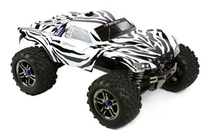 Custom Body Zebra Style for Traxxas T / E Maxx Shell Cover 3911R E-Maxx