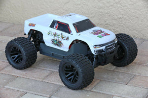 Custom Body Graffiti White for ARRMA GRANITE 4X4 2WD 3S BLX 1/10 Cover Shell