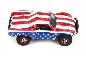 Custom Body America Flag Style for Traxxas 1/10 Slash Truck Car Shell Cover 1:10