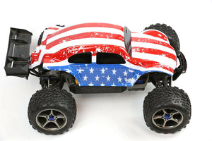 Custom Buggy Body American Flag for Traxxas E-Revo 1/10 Truck Car Shell 1:10