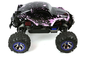 Custom Body Muddy Buggy Pink for Traxxas Summit 1/10 Volkswagen Baja Beetle