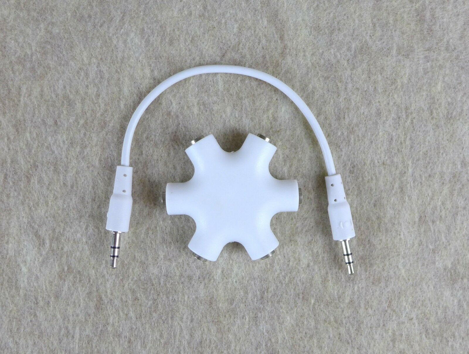 Head Phone 1 to 5 Star Splitter For Headset iPhone iPod 3.5mm Mini Jack Earbud