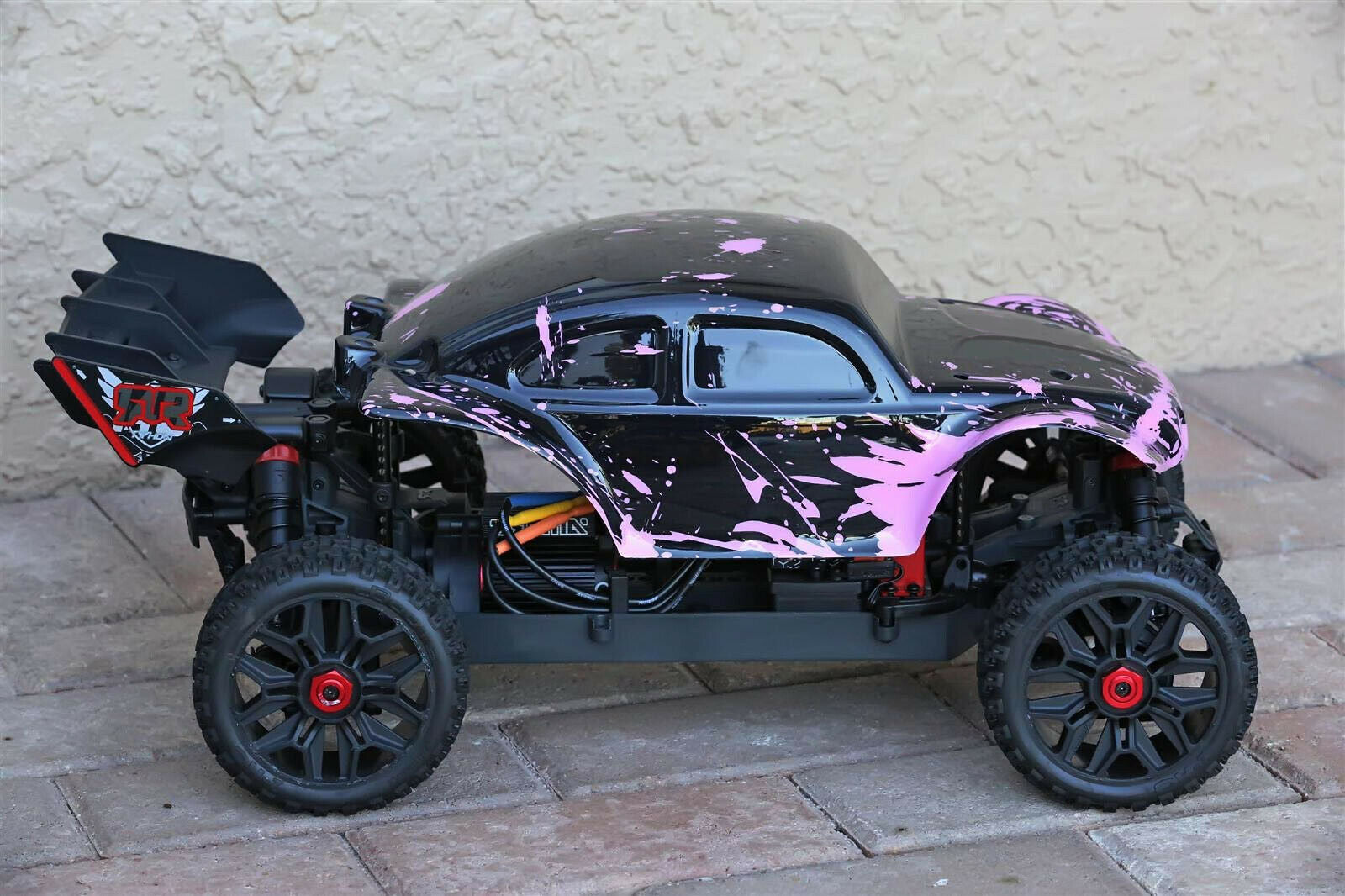 Custom Body Muddy Pink Buggy for ARRMA Typhon 3S BLX 1/8 Mod Required Read