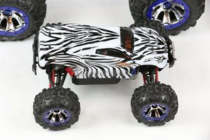 Custom Body Zebra Style for Traxxas 1/16 Summit Mini Truck Car Shell Cover 1:16