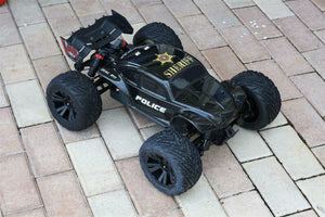 Custom Body Police Sheriff Buggy for ARRMA 1/10 Kraton 4S BLX Truck Car Shell