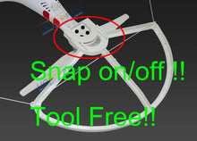 Load image into Gallery viewer, 2x Red &amp; 2x White Snap On/Off Prop Guards for DJI PHANTOM UPair UP Air Autel
