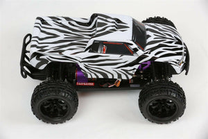 Custom Body Zebra Style for Redcat Volcano 1/10 Truck Car Shell Cover 1:10