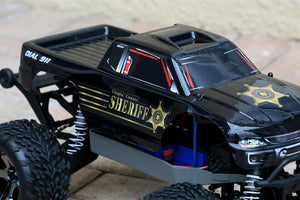 Custom Body Police Car for Traxxas Stampede 1/10 Truck Car Shell Cover TRA3617