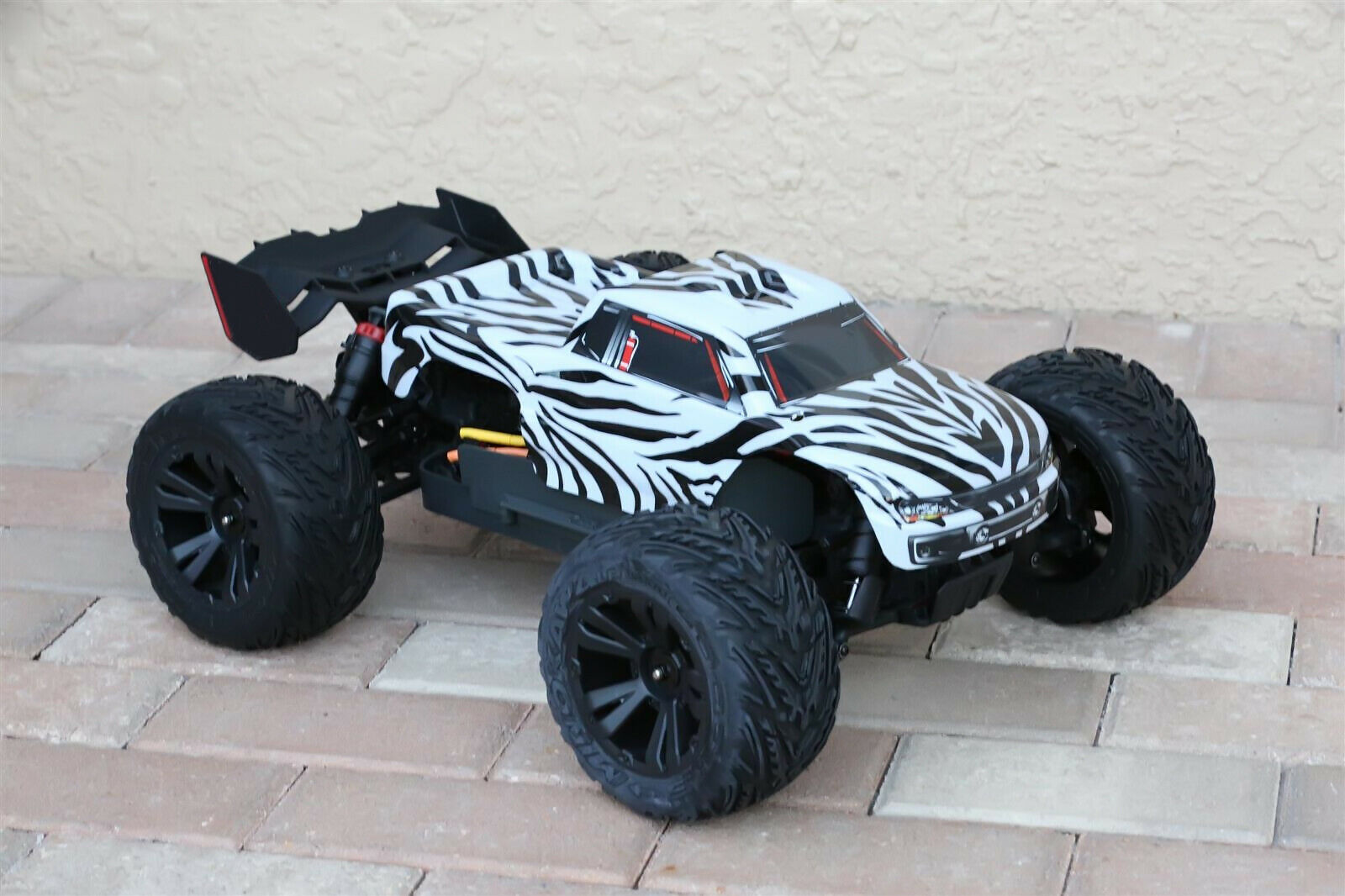 Custom Body Zebra Style for Arrma Kraton 4S 1/10 Truck Car Shell Cover