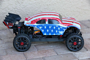 Custom Body American Flag Buggy for ARRMA Typhon 3S BLX 1/8 Mod Required Read