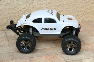 Custom Buggy Body Sheriff Police White for Traxxas Stampede 1/10 Truck Car Shell