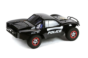 Custom Body Police Car Style for Traxxas 1/10 Slash Truck Shell Cover 1:10