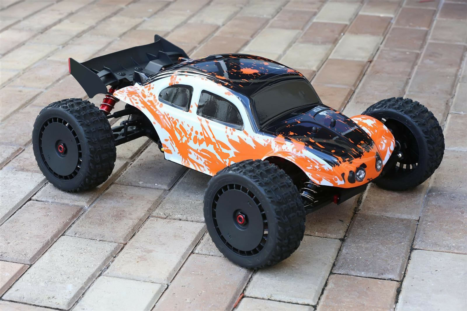 Custom Bug Body Muddy Orange/WB for ARRMA 1/8 TALION 6S BLX Brushless Truggy