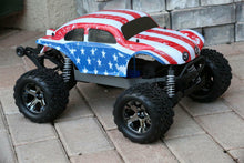 Load image into Gallery viewer, Custom Buggy Body American Flag for Traxxas Stampede 1/10 Truck Car Shell 1:10
