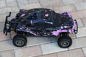 MOD REQUIRED READ! Custom Buggy Body Pink Splash Beetle Bug for ARRMA Senton