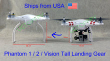 Load image into Gallery viewer, 2 Sets Tall Landing Gear for DJI Phantom 1 2 3 Wide and High Clearance
