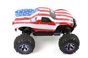 Custom Body USA Flag B for Traxxas Summit / Slash 1/10 Truck Car Cover Shell