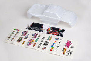 Custom Body Graffiti White for Redcat Volcano 1/10 Truck Car Shell Cover 1:10