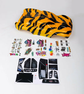 Custom Body Fierce Tiger Style for ProSC10 1/10 Slash Truck Car Shell Cover 1:10