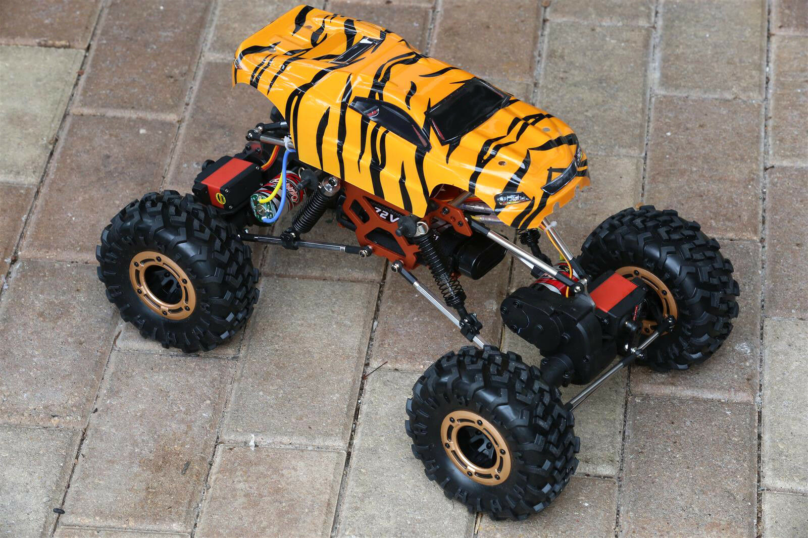 Custom Body Mini Tiger Style for Redcat Racing Rockslide / Everest 1/10 Crawler