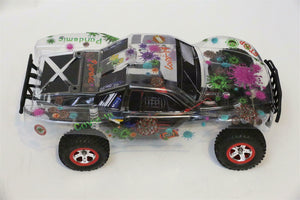 Custom Body Clear Anti-Virus Theme for Traxxas 1/10 Slash Truck Shell Cover 1:10