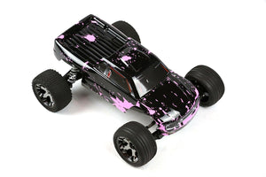 Custom Body Muddy Pink for Traxxas Rustler 2WD 1/10 Truck Car Shell Cover 1:10