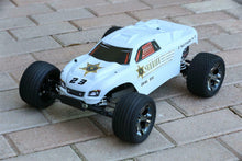 Load image into Gallery viewer, Custom Body Police Sheriff White for Traxxas Rustler 2WD 1/10 Truck Car Shell
