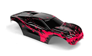 Custom Body Hot Pink for Traxxas 1/10 Rustler 4x4 Truck Shell Cover