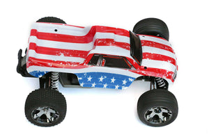 Custom Body American Flag for Traxxas Rustler 2WD 1/10 Truck Car Shell Cover