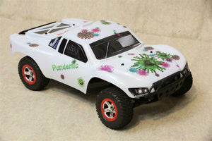 Custom Body Anti-Virus Theme for Traxxas 1/10 Slash Truck Shell Cover 1:10