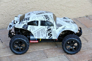 Custom Buggy Body Newspaper Style for Redcat Racing Blackout XTE 1/10 Crawler