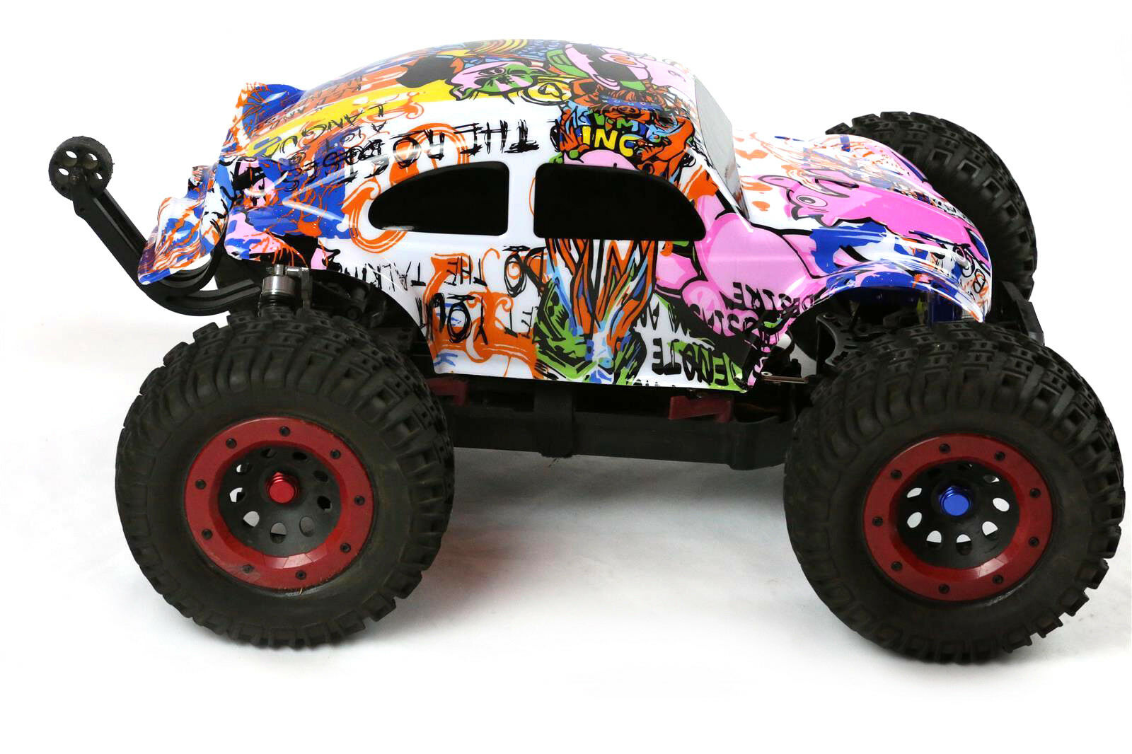 Custom Buggy Body Graffiti Pig for 1/8 RC Truck Thunder Tiger MT4 G3 HPI Savage