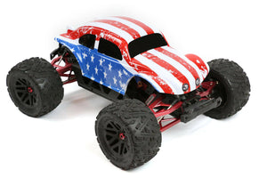 Custom Buggy Body American Flag Shell for ARRMA 1/8 Nero 6S BLX VW Baja Beetle