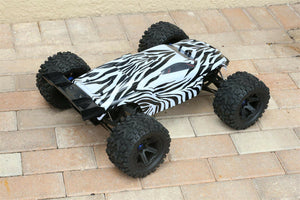 Custom Body Zebra Style for Traxxas E-Revo 2.0 1/10 Truck Car Shell Cover 1:10