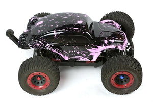 Custom Buggy Body Muddy Pink for 1/8 RC Truck Thunder Tiger MT4 G3 HPI Savage