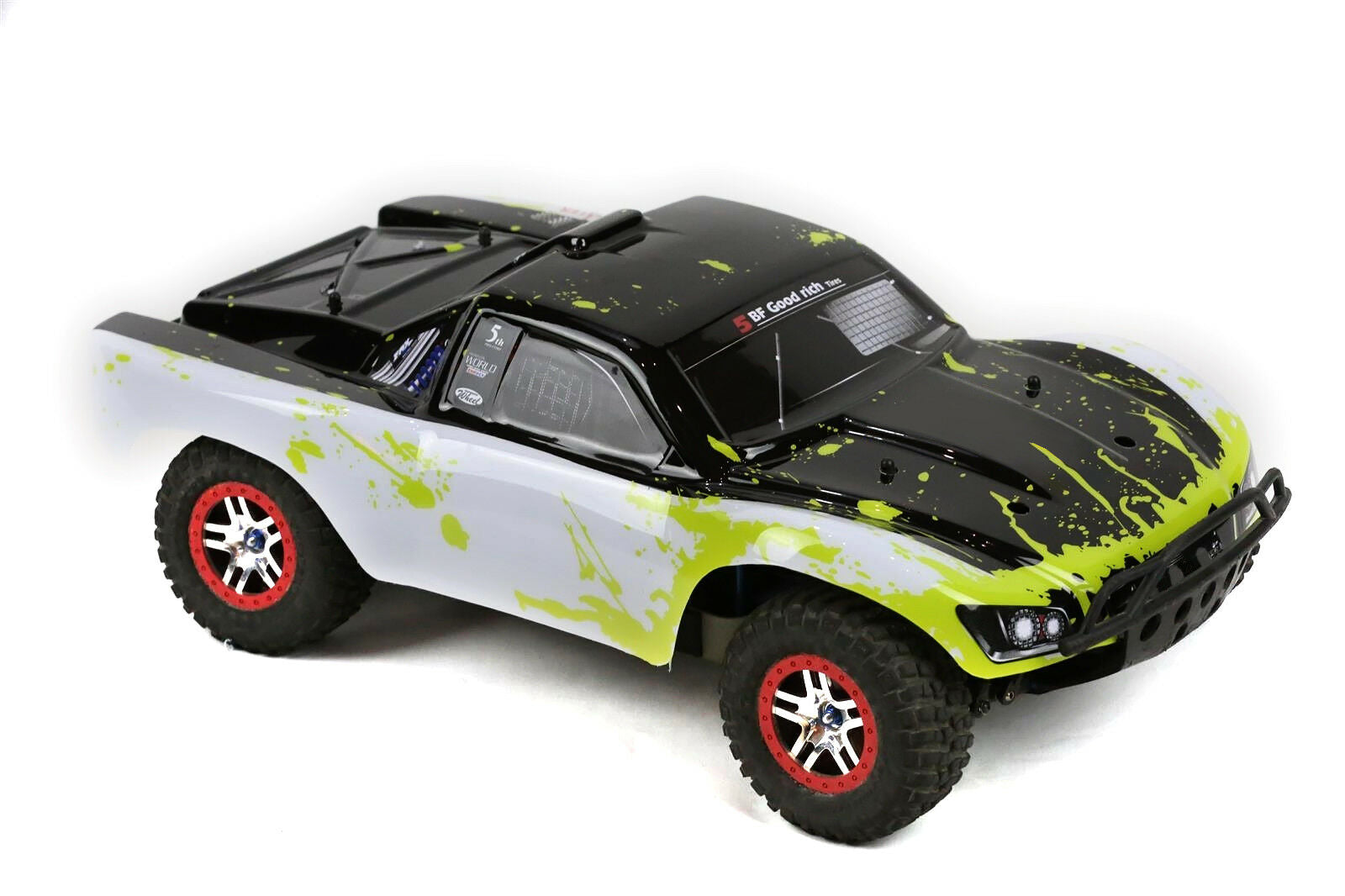 Custom Body Muddy Green WB for Traxxas 1/10 Slash Truck Car Shell Cover 1:10