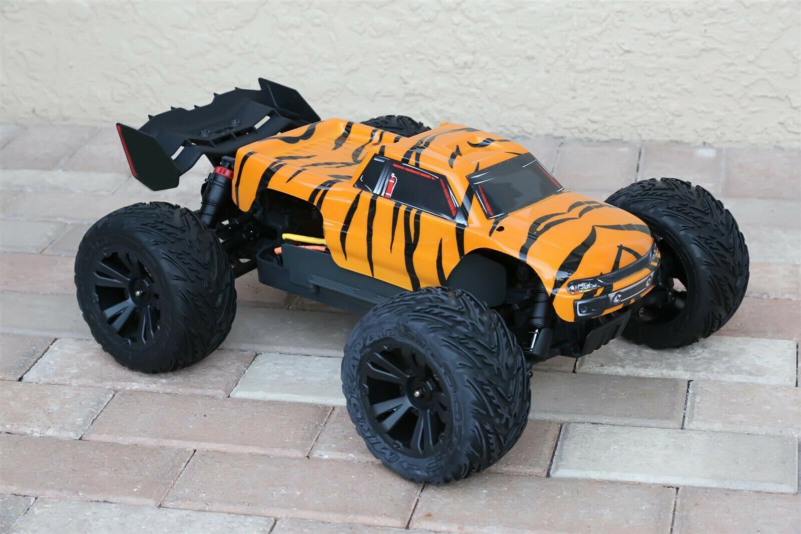 Custom Body Tiger Style for Arrma Kraton 4S 1/10 Truck Car Shell Cover