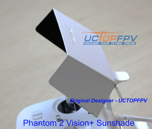 White Sun Hood Sun Shade for DJI Phantom All Models Samsung S4 HTC iPhone