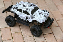 Load image into Gallery viewer, Custom Buggy Body Newspaper Style for Traxxas TRX-4 Trail Crawler Truck Car
