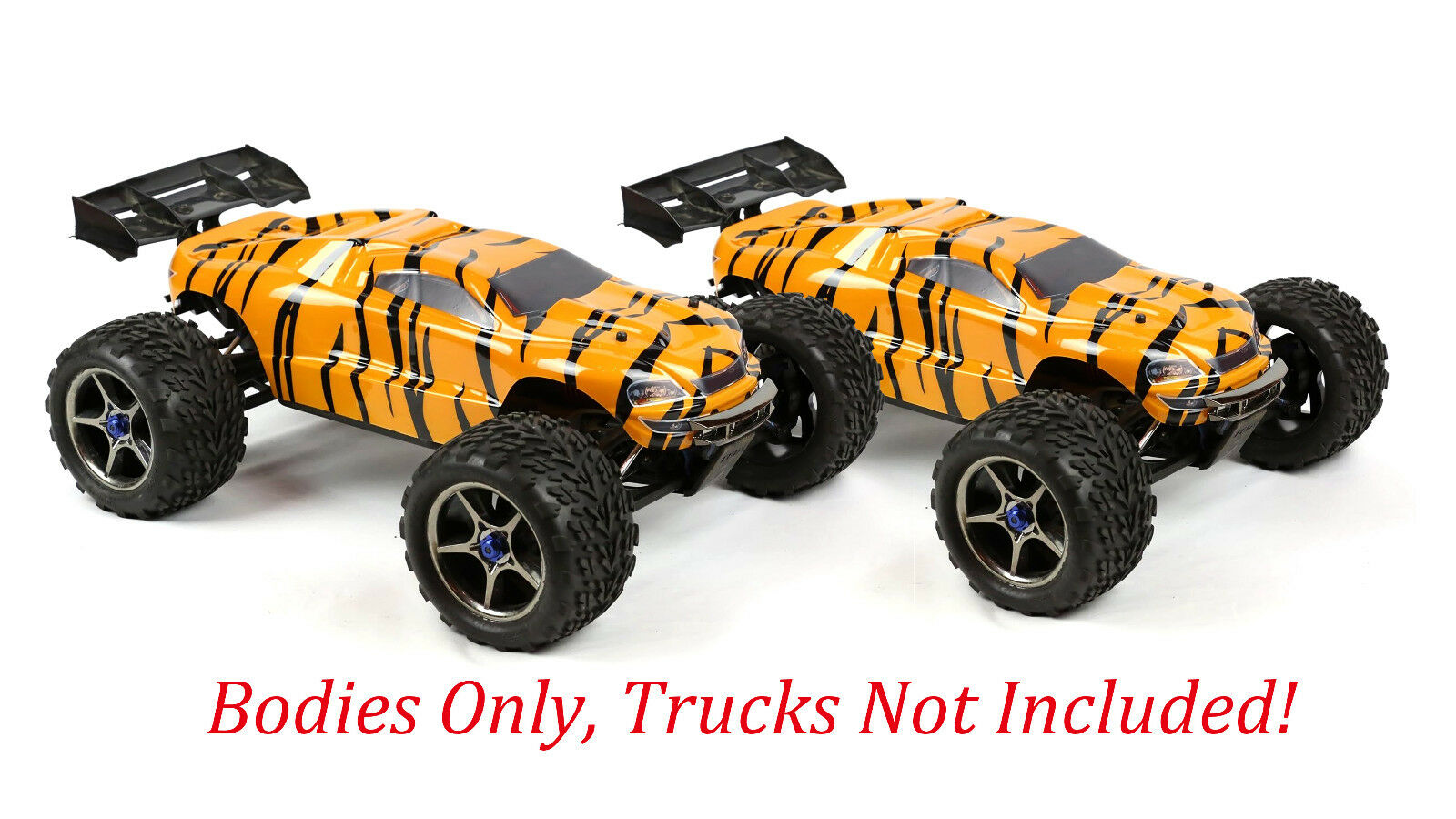 2pk Combo Custom Bodies for Traxxas eRevo Car Truck 1/10 5611X Tiger x 2