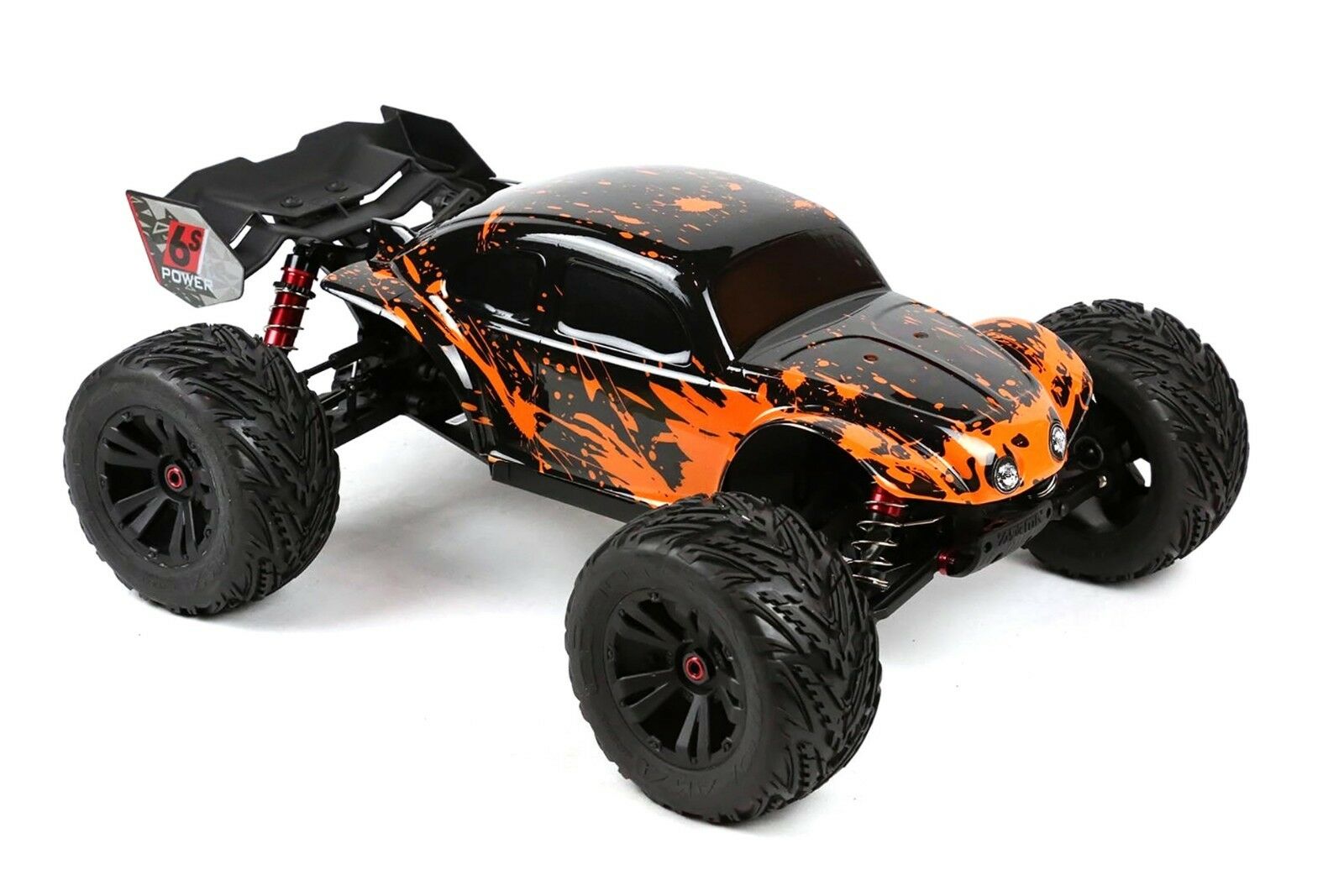 Custom Body Muddy Orange Buggy for ARRMA 1/8 Kraton 6S BLX Truck Car Cover Shell