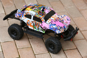 Custom Buggy Body Graffiti Pig for Traxxas TRX-4 Trail Crawler Truck Car Shell