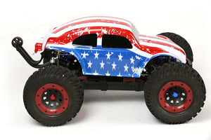 Custom Buggy Body American Flag for 1/8 RC Truck Thunder Tiger MT4 G3 HPI Savage