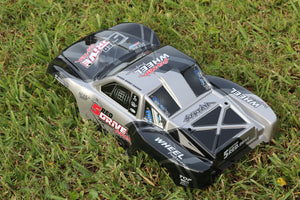 Custom Black Body Fits All Traxxas 1/10 Slash Slayer Shell Cover Baja